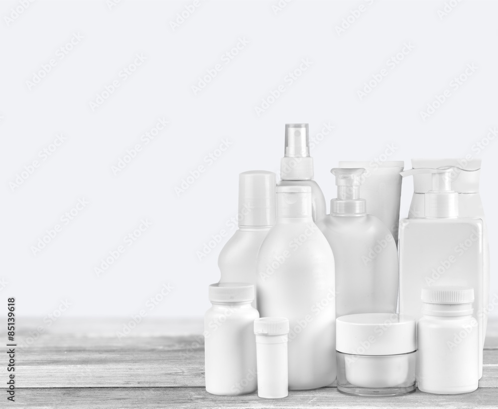 Blank, white, plastic. Blank, white, plastic.