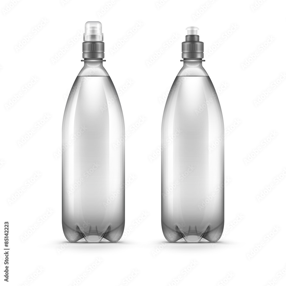 Vector Blank Plastic Water Bottle Isolated Vector Blank Plastic Water Bottle Isolated