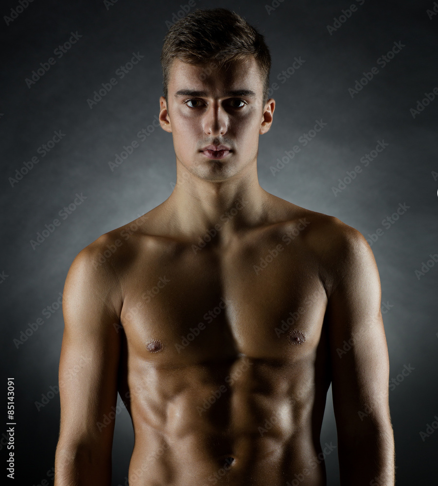 Fototapeta premium young male bodybuilder