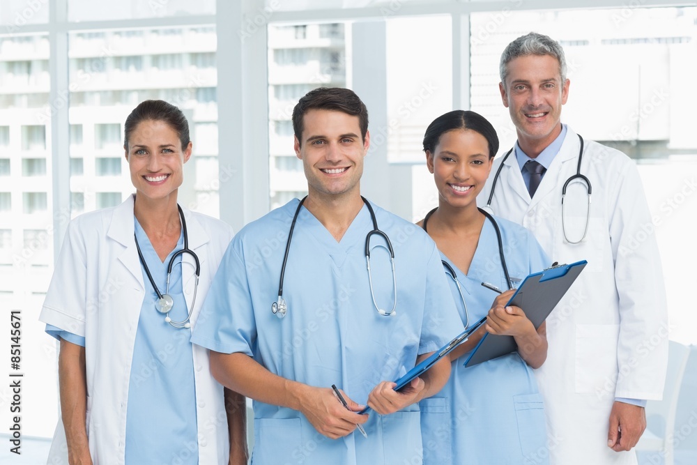 Portrait of confident doctors with arms crossed Portrait of confident doctors with arms crossed