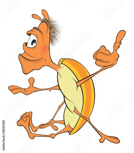  illustration of cartoon cockroach