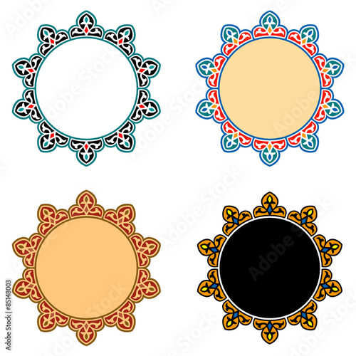 Vector Islamic Star Ornaments