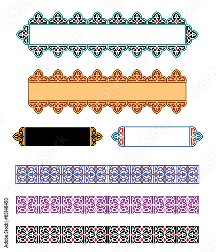 Vector Islamic Art Banners