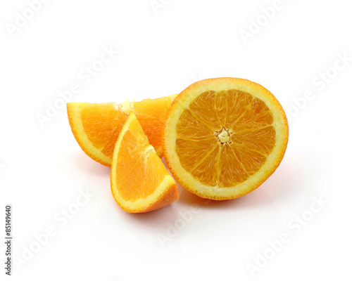 Whole orange fruit