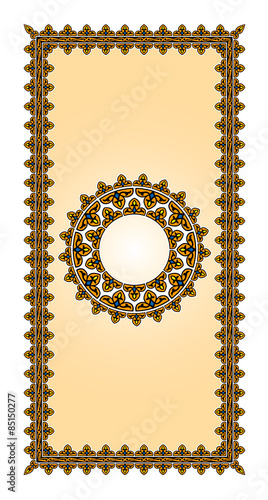Vector Bronze Islamic Art Ornaments
