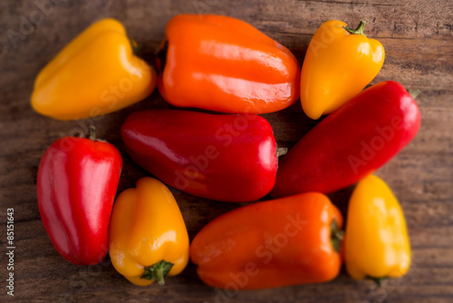 little peppers - tilt shift effect photo