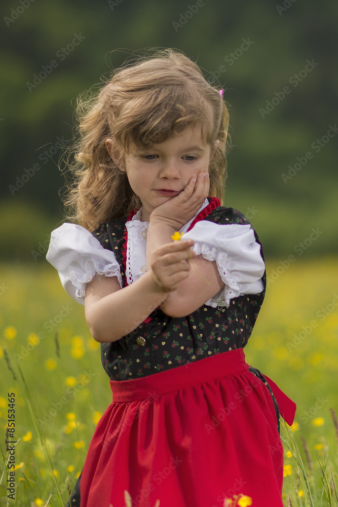Ritratto di Bambina con fiori