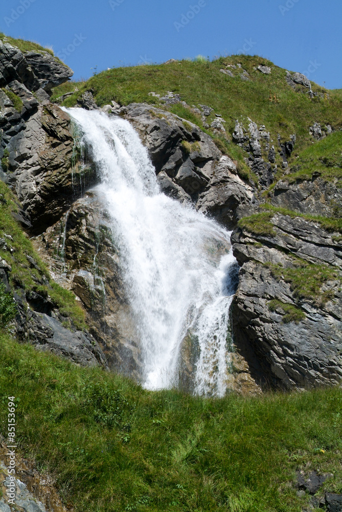 Stieren waterfall over Engelberg