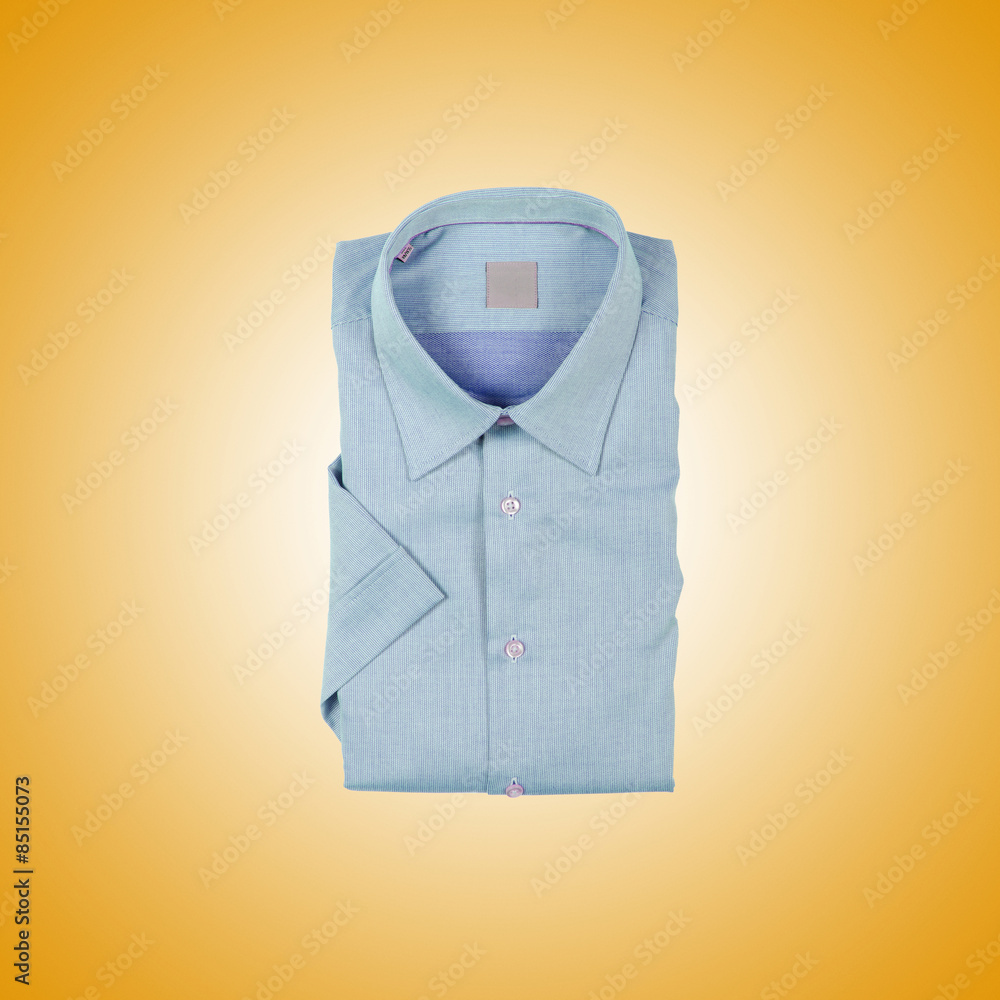 Nice male shirt against the gradient Nice male shirt against the gradient