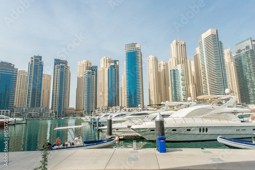 Dubai - JANUARY 10, 2015: Marina district on January 10 in UAE,  © Elnur