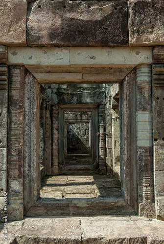 sight of the ruins of a library in the archaeological place ta keo in siam reap, cambodia © ahau1969