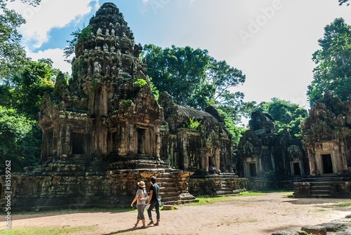 general sight of the temple thommanon in siam reap, cambodia