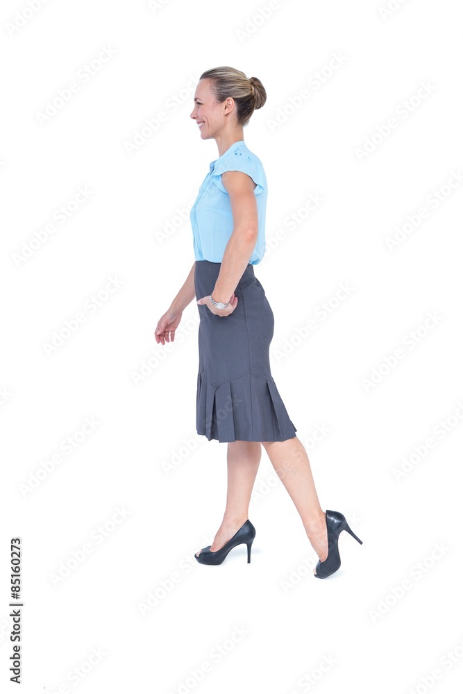 Fototapeta premium Businesswoman walking