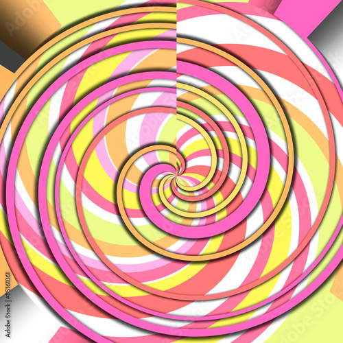 Colorful spiral