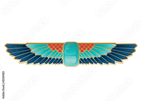 Egyptian Icon Beetle Wings