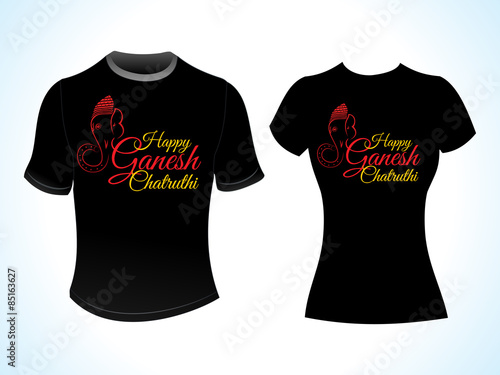 abstract ganesh chatrurthi tshirt