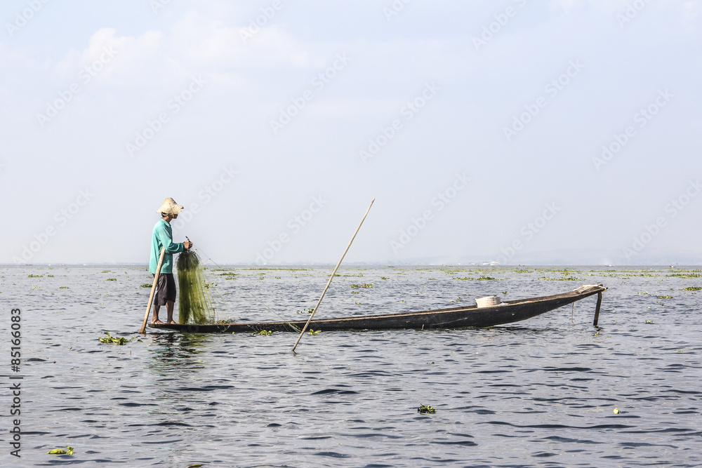 fisherman at Inle lake
