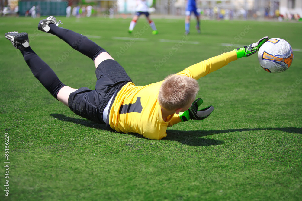 Naklejka premium Goalkeeper
