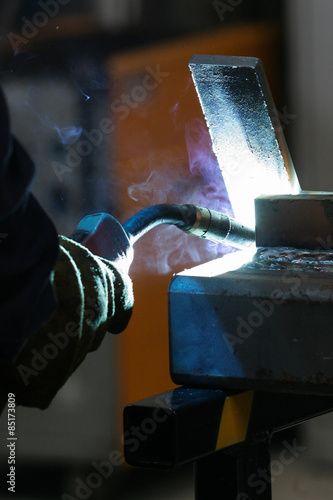 Welding steel