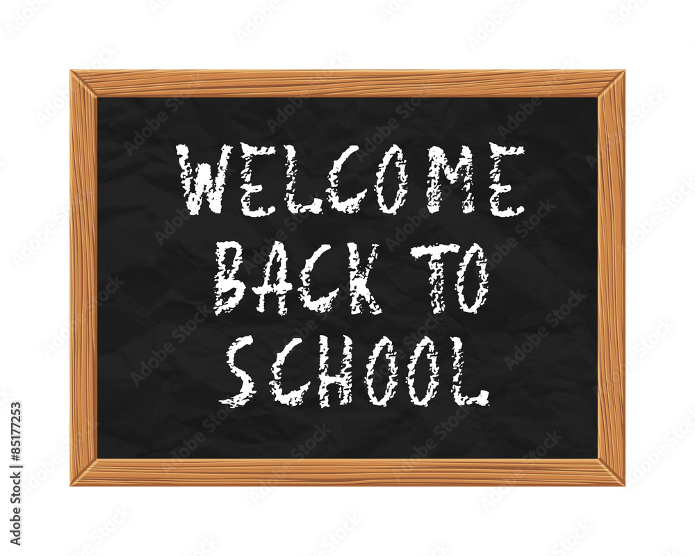 Obraz premium Black chalkboard