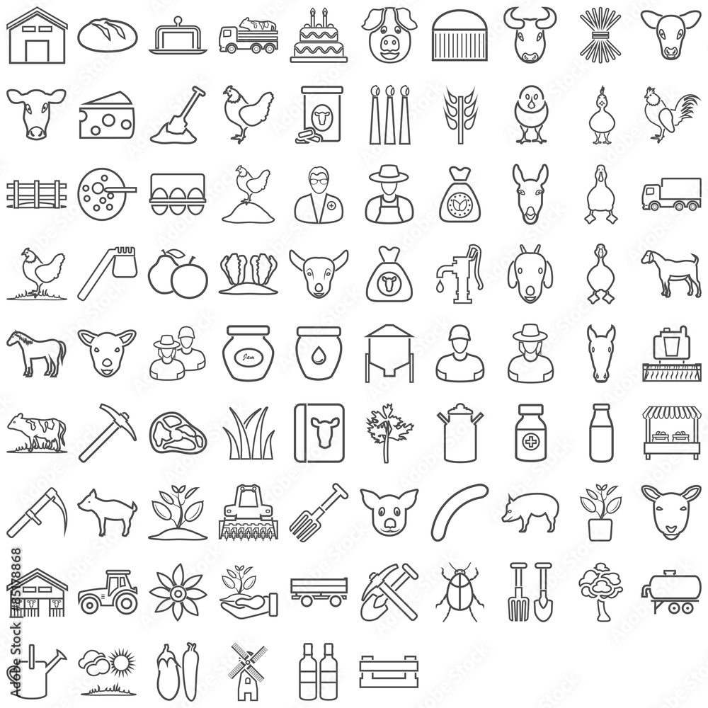 Landwirtschaftliche Symbole Landwirtschaftliche Symbole