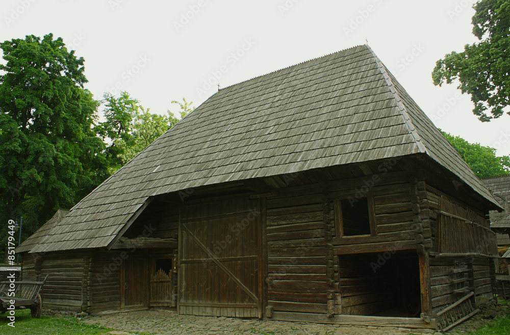 Romanian wooden house Romanian wooden house