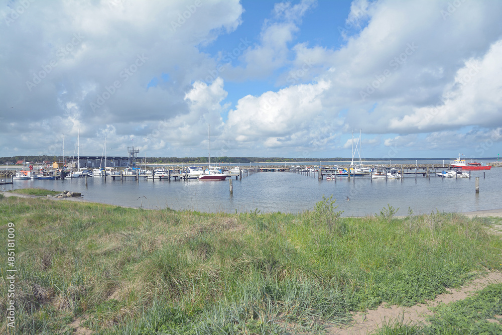 im Hafen von Glowe auf der Insel Rügen