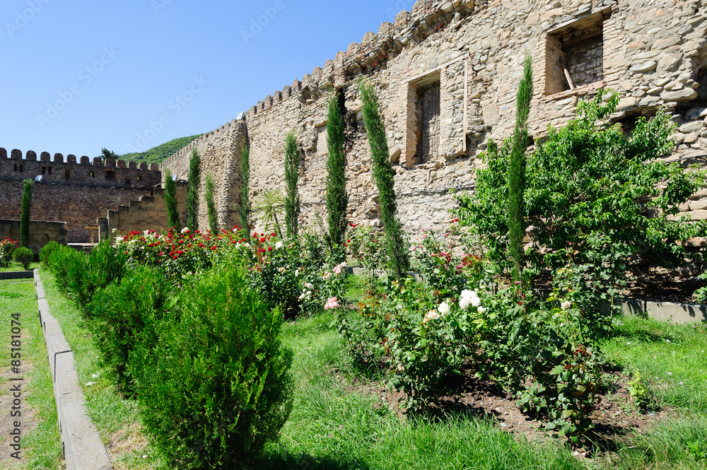 Yard of the Svetitskhoveli Cathedral