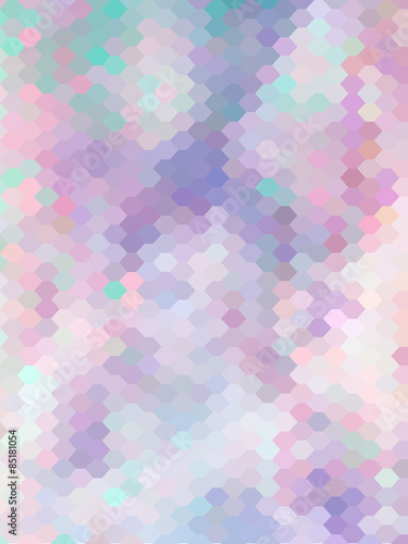 Shiny hexagon and sweet color background