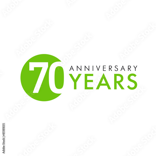 70 years logo 