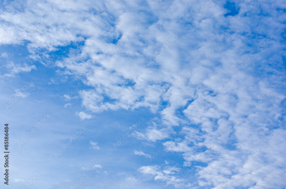 Blue sky and clouds abstract illustration Blue sky and clouds abstract illustration