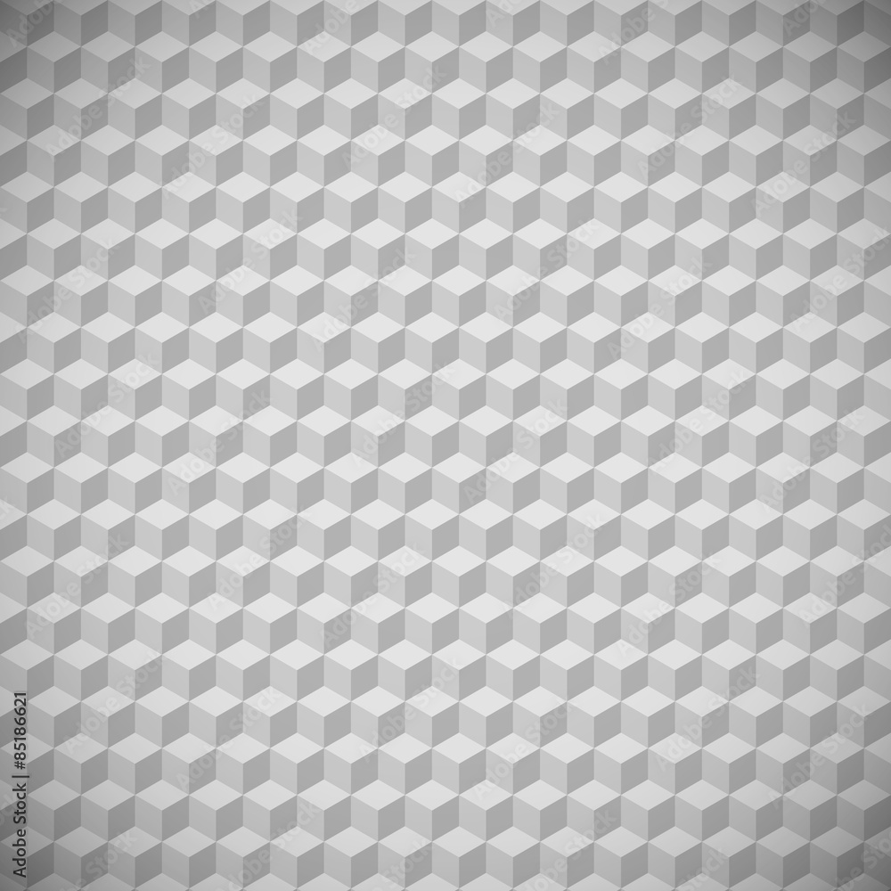 Fototapeta premium Kwadraty 3D abstrakcyjne tło. Szare kolory.