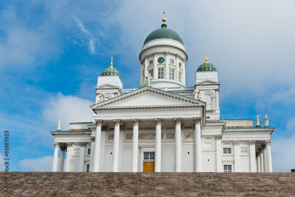  Lutheran cathedral in the Old Town of Helsinki