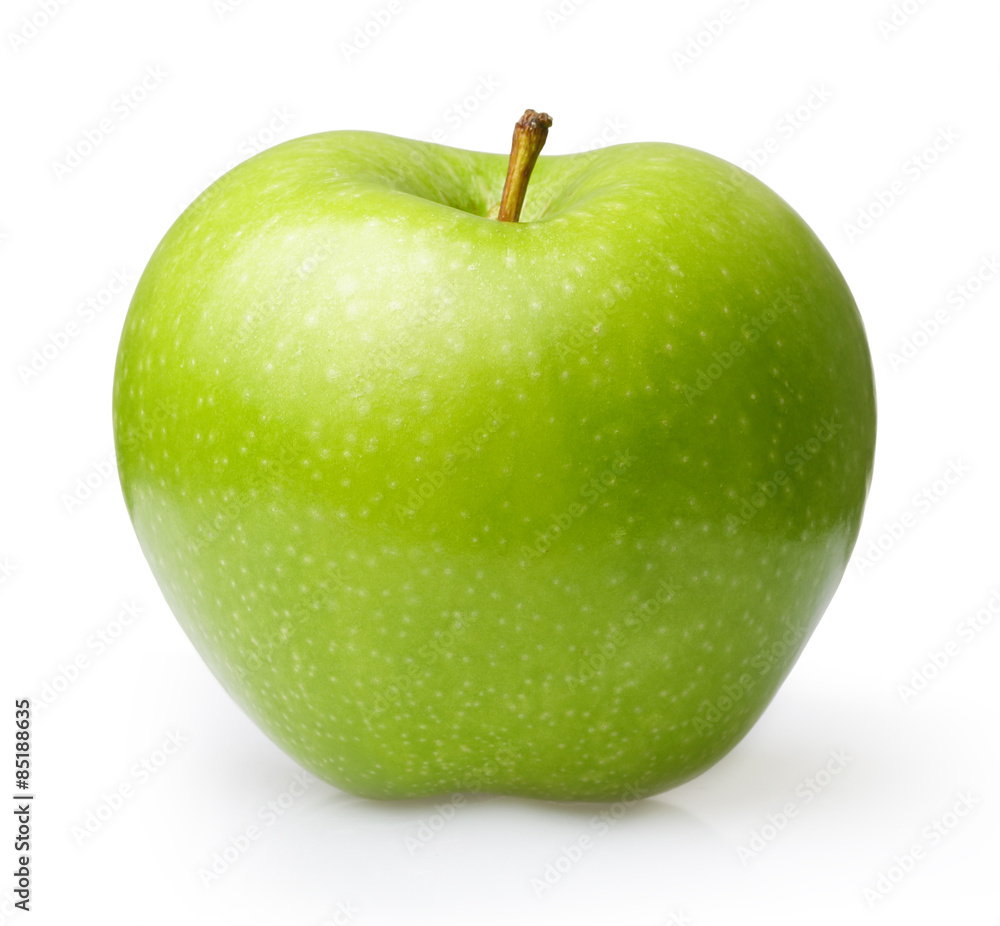 Green apple isolated 