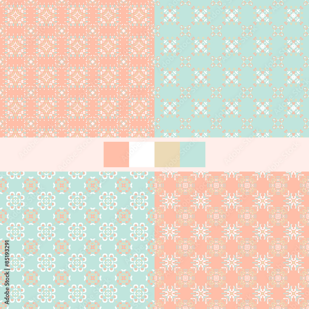 Geometric seamless pattern.