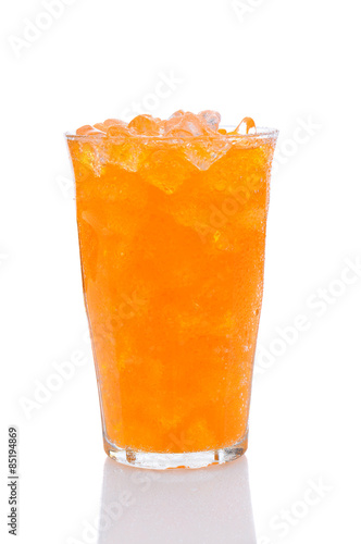 Glass of Orange Soda