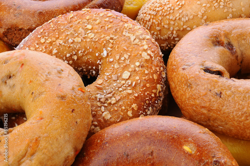 Bagel Closeup