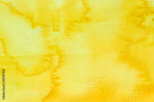yellow watercolor painintig background