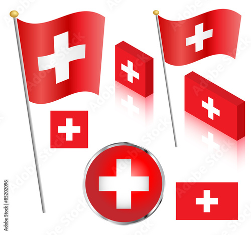 Swiss Flag Set