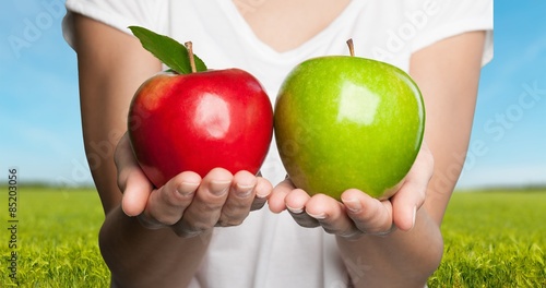 Comparison, Apple, Human Hand.