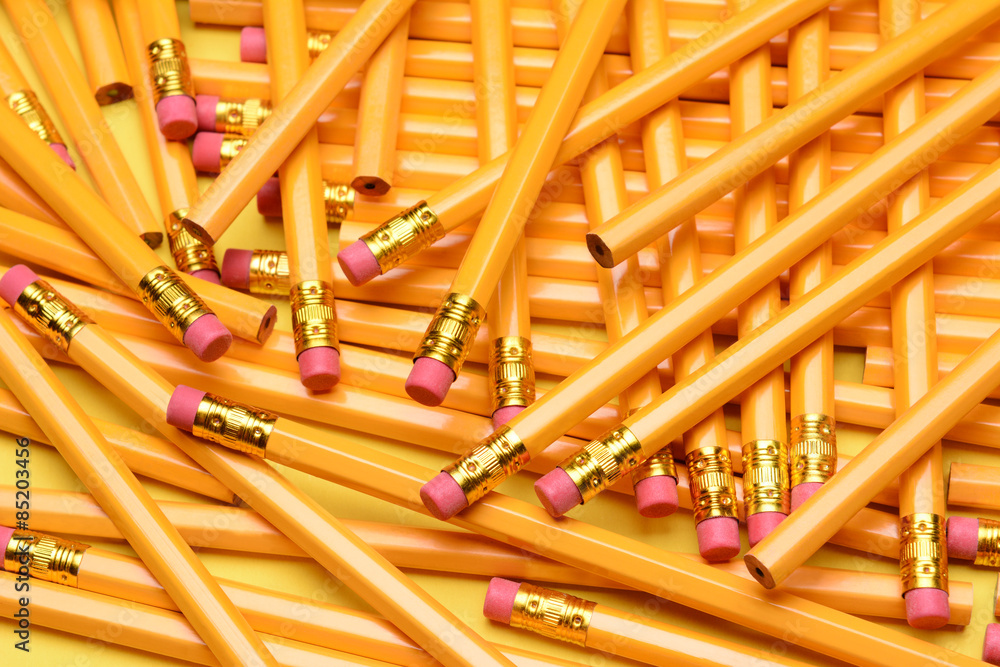 Fototapeta premium A Random Pile of Pencils