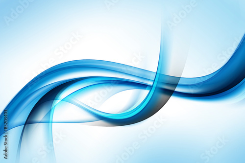 Elegant Blue Waves Design