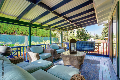 Beautiful covered back deck.