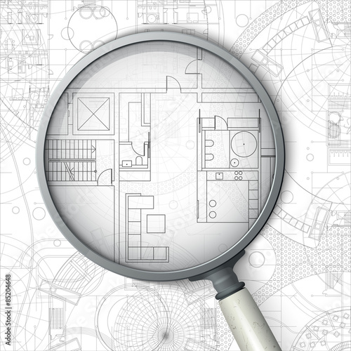 Architectural blueprint.