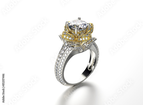 Ring with diamond