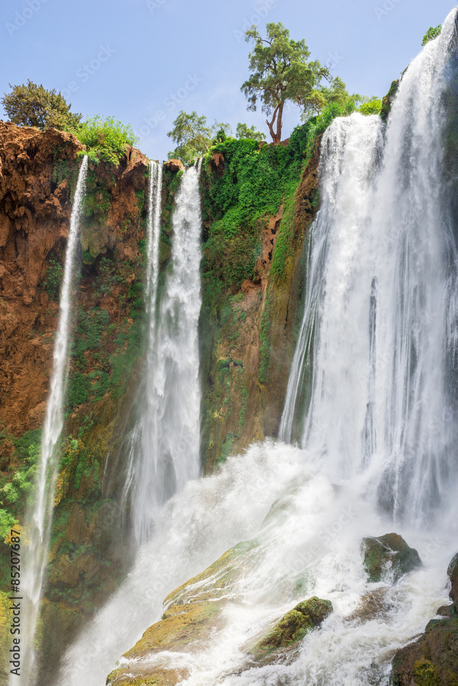 Fototapeta premium Ouzoud waterfalls, Grand Atlas in Morocco
