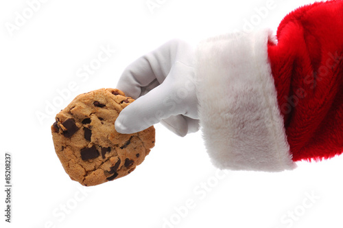 Santa Claus Hand with Cookie