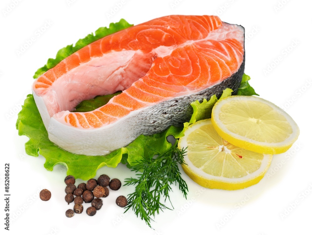 Salmon, fillet, fresh. Salmon, fillet, fresh.