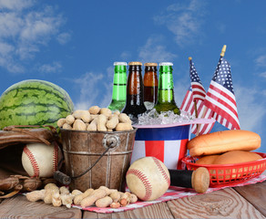 Fourth of July Picnic Table