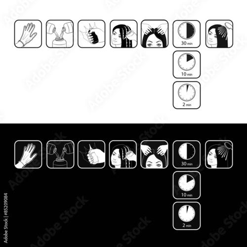 Vector Step Instruction How To Do Hair Coloring